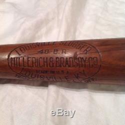 Vintage baseball bat Babe Ruth 1920s