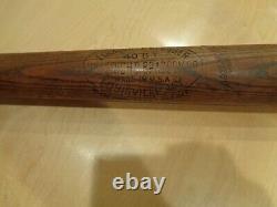 Vintage baseball bat Bill Terry Louisville slugger 36 inch 1930's