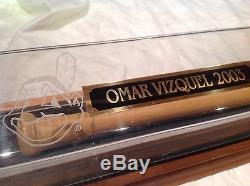 Vintage baseball bat Cleveland Indians Omar Vizquel gamer