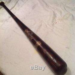 Vintage baseball bat Earl Averill decal