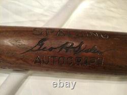 Vintage baseball bat George Sisler
