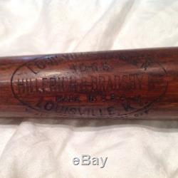 Vintage baseball bat George Sisler side written