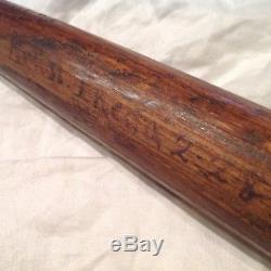Vintage baseball bat George Sisler side written