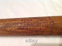 Vintage baseball bat Harry Heilmann
