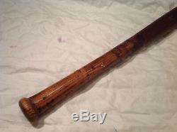 Vintage baseball bat Honus Wagner decal bat