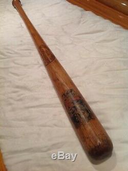 Vintage baseball bat Jake Daubert decal