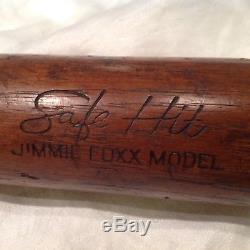 Vintage baseball bat Jimmie Foxx