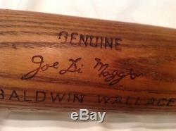 Vintage baseball bat Joe DiMaggio