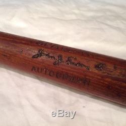 Vintage baseball bat Johnny Evers