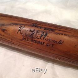 Vintage baseball bat Ken Williams St. Louis Browns