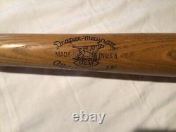 Vintage baseball bat Mickey Mantle Draper-Maynard World Series