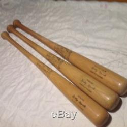 Vintage baseball bat Mickey Mantle set of 3