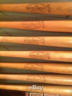 Vintage baseball bat Mickey Mantle set of 7