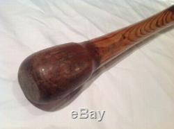 Vintage baseball bat Mushroom knob