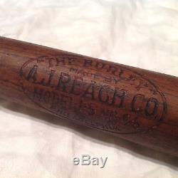 Vintage baseball bat Reach Burley decal