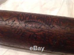 Vintage baseball bat Spalding hand-turned team bat