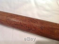 Vintage baseball bat Stan Spence gamer