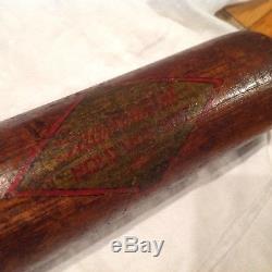 Vintage baseball bat Thos Wilson decal bat
