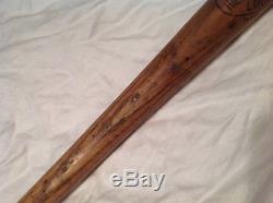 Vintage baseball bat Travis Jackson