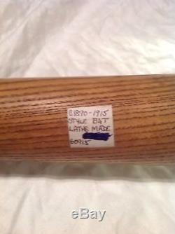 Vintage baseball bat Turn of the century Lathe bat
