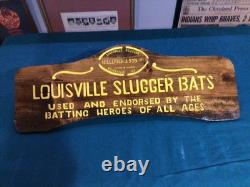 Vintage baseball bat header board