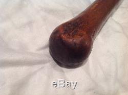 Vintage baseball bat late 1800s mushroom knob
