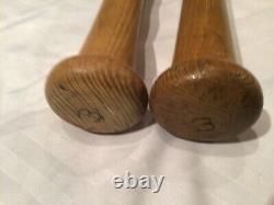 Vintage baseball bat set of two Mantle & Maris