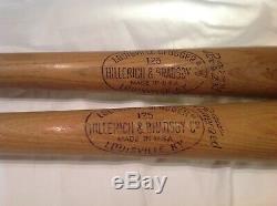 Vintage baseball bat set of two Mantle Maris Louisville Slugger