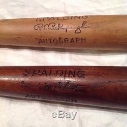 Vintage baseball bat set of two Wildfire Shulte and Peckinpaugh