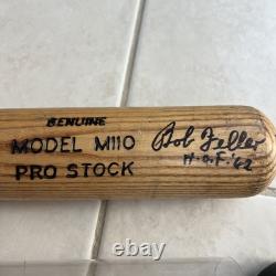 Vintage bat signed by Bob Feller