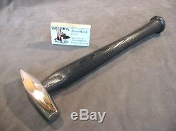 Vintage blacksmith crosspeen hammer custom JESSE REED baseball bat handle biker