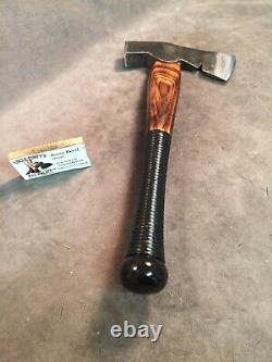 Vintage carpenter style axe hatchet hammer custom JESSE REED baseball bat handle