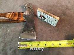 Vintage carpenter style axe hatchet hammer custom JESSE REED baseball bat handle