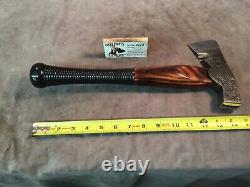 Vintage carpenter style axe hatchet hammer custom JESSE REED baseball bat handle