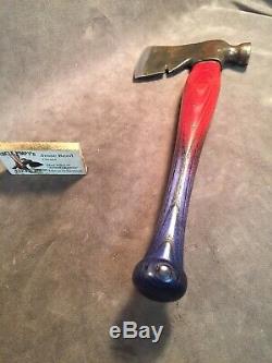 Vintage carpenters axe hatchet hammer custom JESSE REED baseball bat handle