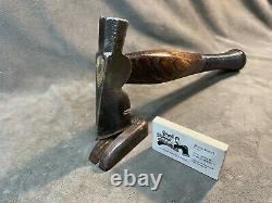 Vintage carpenters axe hatchet hammer custom JESSE REED baseball bat handle