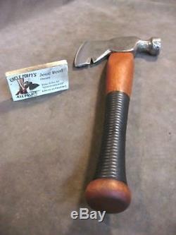 Vintage carpenters hatchet axe hammer custom JESSE REED baseball bat handle