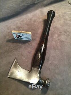 Vintage carpenters tomahawk axe hatchet custom JESSE REED baseball bat handle