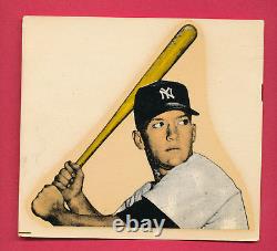 Vintage/original 1956 Mac Boy Mickey Mantle Hof Decal Bat Barrel Sticker Tphlc