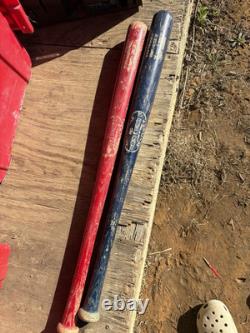 Vintage wooden baseball bats Hillerich and Bradsby kentucky