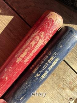 Vintage wooden baseball bats Hillerich and Bradsby kentucky