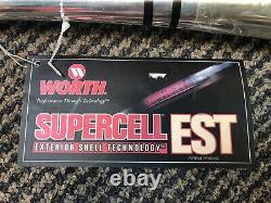 Vintage worth official softball aluminum metal bat NOS 90s baseball supercell 13