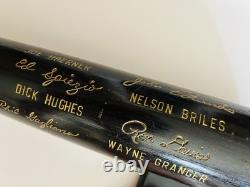 Vntg 1968 National League Champions St Louis Cardinals Team Signed Baseball Bat