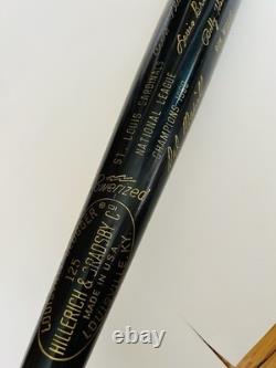Vntg 1968 National League Champions St Louis Cardinals Team Signed Baseball Bat