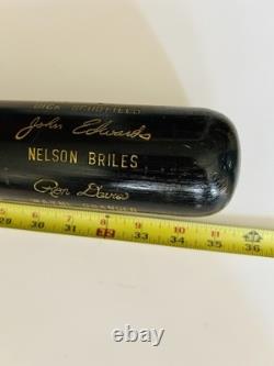 Vntg 1968 National League Champions St Louis Cardinals Team Signed Baseball Bat