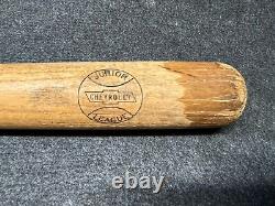 Vtg 1920 30s Goldsmith Model No. 29 Chevrolet Junior League Baseball Bat 34