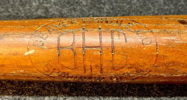 Vtg 1920s 30s Bhc Beaver Handle Co. Spavinaw Oklahoma Baseball Bat 31 Rare