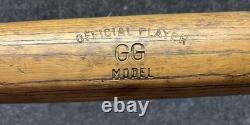 Vtg 1920s 30s Banner Peerless Sporting Goods NY Player Model GG Baseball Bat 34