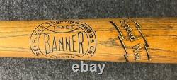 Vtg 1920s 30s Banner Peerless Sporting Goods NY Player Model GG Baseball Bat 34