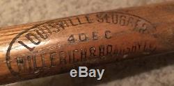 Vtg 1920s Eddie Collins Louisville Slugger Decal Baseball Bat 40EC 33 Uncracked